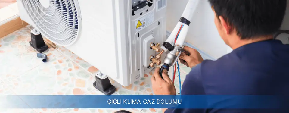 Çiğli İlçemi Demirdöküm Klima Gaz Dolumu